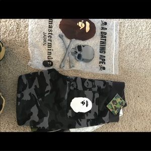 Bape x mastermind shorts